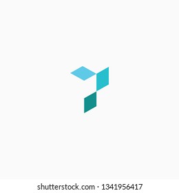 Letter P initial Logo Design Template flat Vector