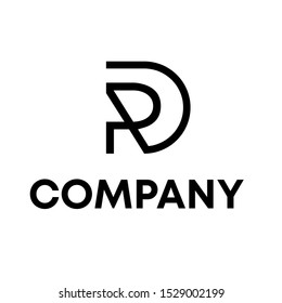 letter P initial logo design vector sign template .