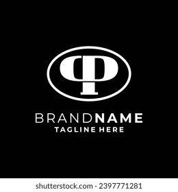 Letter P initial logo vector 