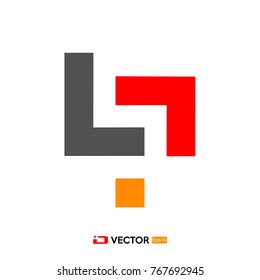 Letter P L Logo Template