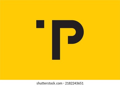 Letter P latter logo icon design simple