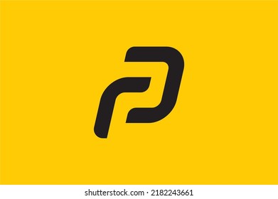 Letter P latter logo icon design simple