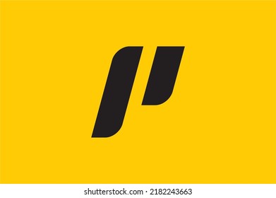 Letter P latter logo icon design simple