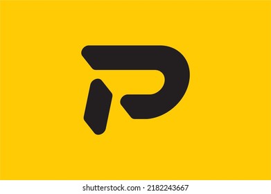 Letter P latter logo icon design simple