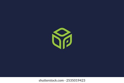letter p leaf hexagon logo icon design vector design template inspiration