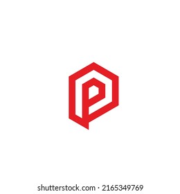 Logo-Design der Letter-P-Linie. Minimales kreatives Monogramm-Symbol. Elegantes, universelles Vektordesign. Premium-Typ des Firmenlogos. Grafisches Alphabet-Symbol für Geschäftsidentität