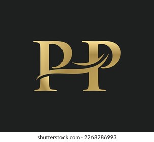 Logotipo vinculado a la letra P P
