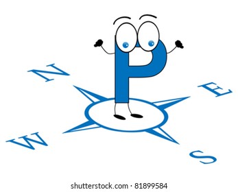 letter P location