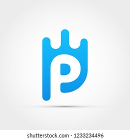 Letter P logo