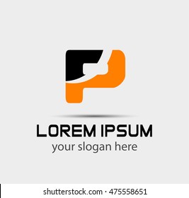 Letter P logo
