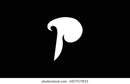 Letter P Logo Alphabet Design Icon Vector Symbol