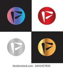 Letter P logo, P logo, Business logo, modern, minimal logo, design, colourful, icon, shape, symbol, brand, business identity, elegant, luxury, logotype, branding, custom, abstract