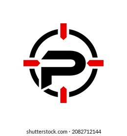 Letter P logo can be used for icon, logo and etc