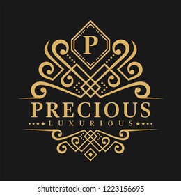 Letter P Logo - Classic Luxurious Style Logo Template