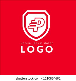 letter P logo concept