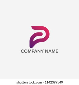 Letter P logo design