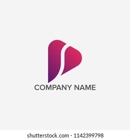 Letter P logo design