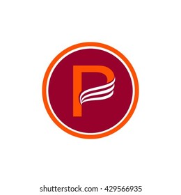 Letter P Logo Design.