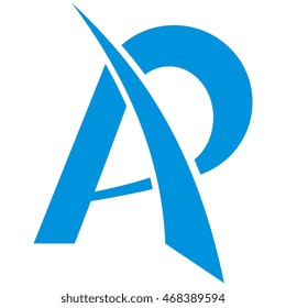 letter a and p logo design