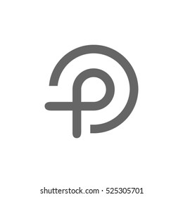 Letter P Logo Design.