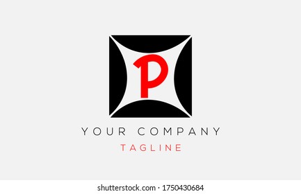 Letter P Logo Design, Creative Modern Icon P