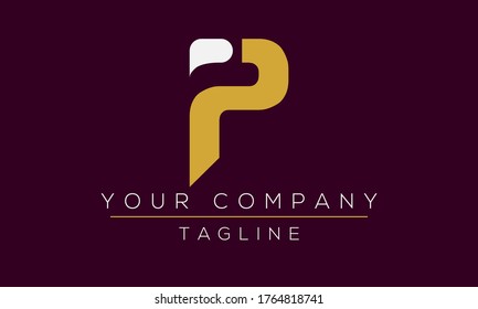 Letter P Logo Design, Creative Modern Icon P