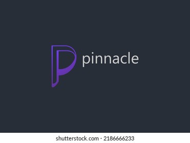 letter P logo design, creative, vector, an abstract symbol for any brand or identity design, initial or monogram of letter P.