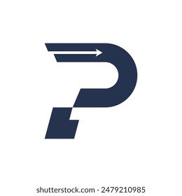 Letter P logo design element idea with creative modern concept high resolution vector