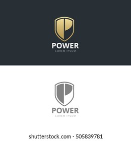 Letter P Logo Design Element illustration Vector Logotype Template