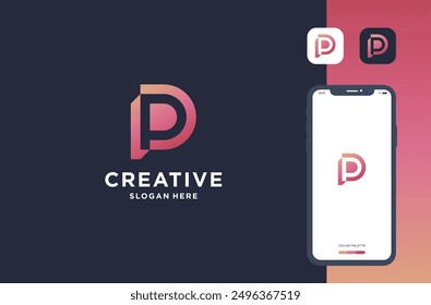 letter p logo design inspiration