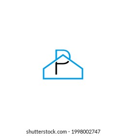 letter P logo design, real estate design, minimal and simple design 