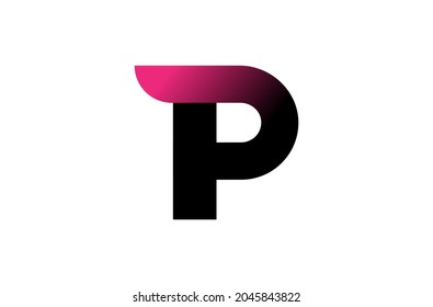 Letter P logo design template 