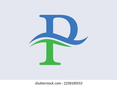 Letter P logo design template, Vector illustration