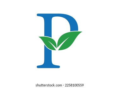 Letter P logo design template, Vector illustration