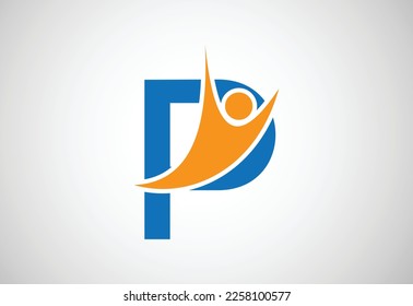 Letter P logo design template, Vector illustration