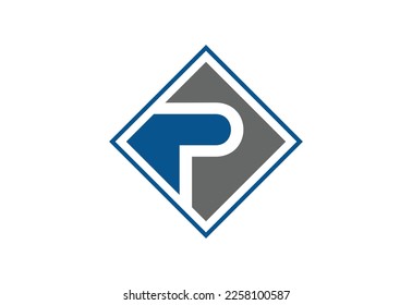 Letter P logo design template, Vector illustration