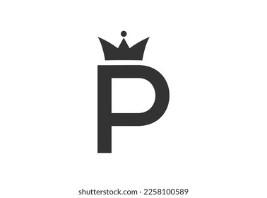 Letter P logo design template, Vector illustration