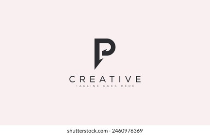 Letter P logo design template vector illustration