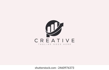 Letter P logo design template vector illustration