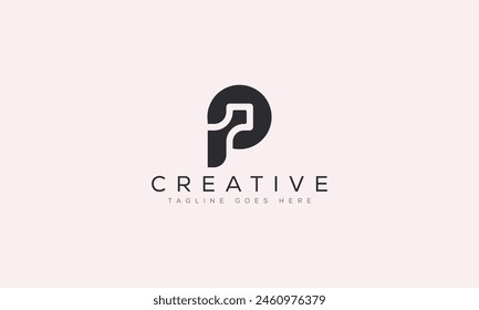 Letter P logo design template vector illustration