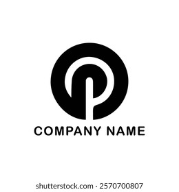 Letter P logo design for various types of businesses and company. colorful, modern, geometric, luxury letter P logo