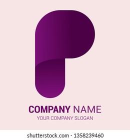  Letter P Logo. P Letter Design Vector