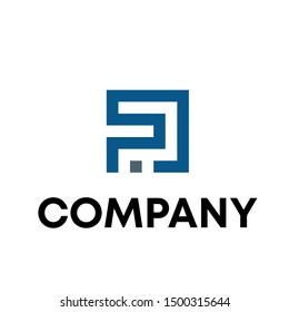 Letter P Logo design vector template