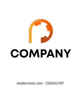 Letter P Logo design vector template