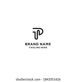 descarga de plantilla abstracta del diseño del logotipo de letra P