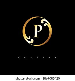vector de diseño del logotipo de letra P