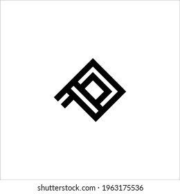 signo vectorial de diseño de logotipo de letra P
