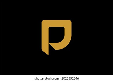 Letter P logo design vector. Monogram P-type illustration design.