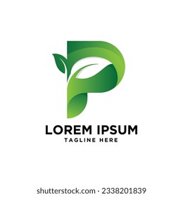 Vector de diseño del logotipo de la letra P