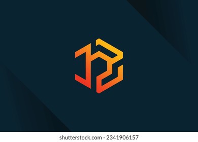 Letter P logo design vector icon with modern idea